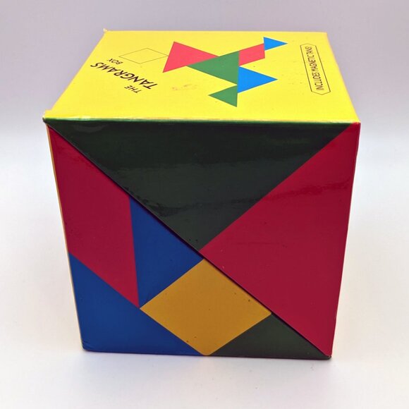 The Tangrams Box: Shape Puzzles to Stretch Your Brain Over 200 Puzzles! Magnetic - Picture 7 of 16